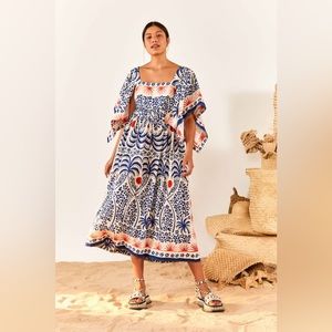 ☀️ Farm Rio Afternoon Breeze Midi Dress ☀️